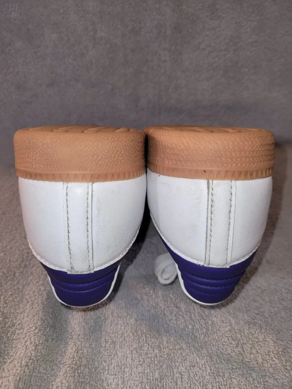 Adidas Samba OG Women's Size 8 White Purple Tan Gum Sneakers IF6514 (#1754)